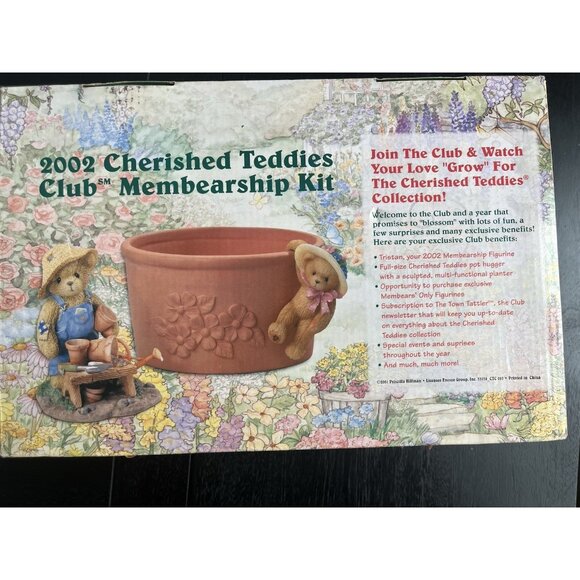 CottageCore Cherished Teddies Tristan CT108 2002 Club Membership Kit New In Box. - Picture 4 of 12